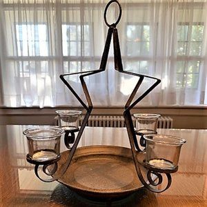 Versatile Star Rustic 4 Votive Holder